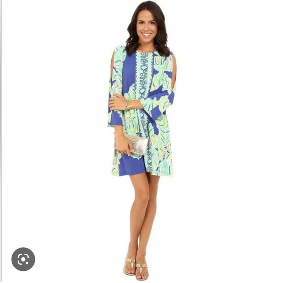Lilly Pulitzer Dresses & Skirts - Ophelia Swing Dress: Where Palm Prints Meet Paradise - Lilly Pulitzer